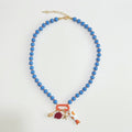 Ocean Charm Beaded Necklace With Shell And Star Details view 6