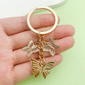Butterfly Charm Keychains in 34 Pictured Variations for Bags and Keys view 1