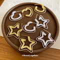 Open Star and Heart Stud Earrings in Four Styles Decorative Jewelry Accessory view 3