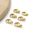Gold-Tone Lobster Clasp Jewelry Findings with 12 Listed Options view 8
