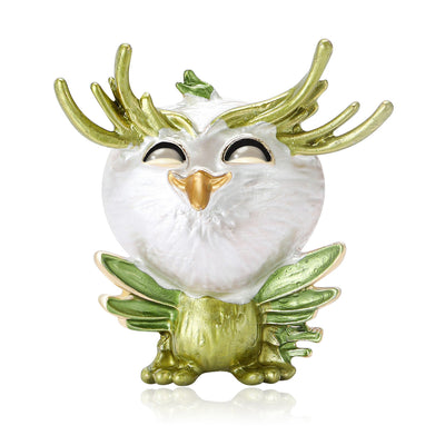 Antlered Owl shown from the front