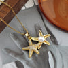Gold Starfish Pair