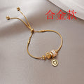 Heart Charm Slider Bracelet In Silver Tone Or Gold Tone view 7