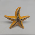 Enamel Starfish Open Rings Gold Ridge Trim 3 Colors view 6