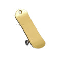 Mini Scooter Board Charm Pendant Gold and Silver Tone Metal view 5