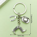Western Cowboy Charm Keychains in 30 Pictured Variations for Bags and Keys view 6