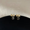 Black Bow Drop
