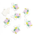 Colorful Rabbit and Turtle Enamel Alloy Charm Pendants view 10