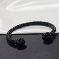 Color-Coated Twisted Wire Open Cuff Bracelets in Seven Colors view 11