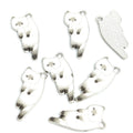 Printed Silver Gold Cat Alloy Charms in 14 Styles for Jewelry Crafts view 6