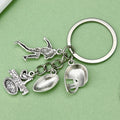 Soccer, Basketball and Football Charm Keychains in 30 Pictured Variations view 4