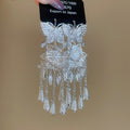 Silver Tone Butterfly Floral Chandelier Hook Earrings view 6