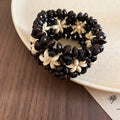 Wood Coconut Shell Stretch Bracelets Round Disc Flower 5 Styles view 10