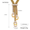 Gold Mesh Necklace