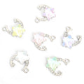 Opalescent Star and Moon Charms in Six Colors and Two Tones view 4