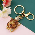 Rhinestone Turtle Keychain Metal Sea Tortoise Bag Charm view 9