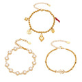 Crystal Station Charm and Fish Skeleton Bracelets in Two Finishes view 5