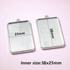 25x38mm Rectangle Tray