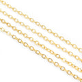 Oval Link Metal Jewelry Chain in Five Plated Color Finishes view 6