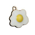 Enamel Duck and Fried Egg Charm Pendant Gold-Tone Alloy view 5