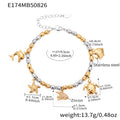 Bell Flower Marine and Heart Charm Bracelet Collection in Three Finishes view 12