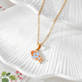 Gold Enamel Fish Pendant Necklaces Cable Chain 9 Styles view 11