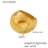 A117 Gold-Size7 Ring