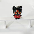 Gothic Monster Cat Figurine Phone Strap Charms in Four Designs view 4