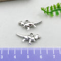 Antique Silver Zinc Alloy Snake Fox Fish Animal Charm Pendants for DIY Bracelet Necklace