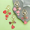 Heart Charm Keychains in 43 Pictured Variations for Bags and Keys view 4