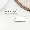 Letter Tag Charms and Lobster Clasp Findings, Zinc Alloy view 12