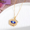 Navy Flower Eye