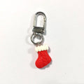 Silver Tone Christmas Resin Novelty Clip Keychains in Eleven Designs view 6
