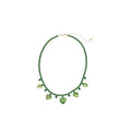 Multicolor Crystal Heart Drop Necklace and Earring Set view 5