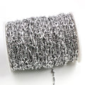 Silver Tone Figural Link Jewelry Chains with Hearts Stars and Dolphins view 3