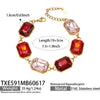 Gold Red Bracelet