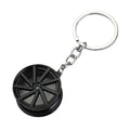 Wheel Rim Keychain With Split Ring In Four Color Finishes view 5