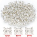 Three Shape Double Layer Metal Bead Caps Jewelry Findings view 9