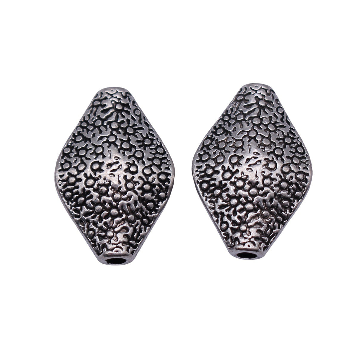 20x14x5.9mm 3.4g Antique Silver Tone Zinc Alloy Marquise Eye Shape Spacer Beads for DIY Bracelets