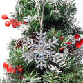 Rhinestone Snowflake and Wreath Christmas Hangers 4 Styles view 2