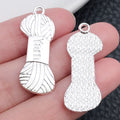 Vintage Zinc Alloy Scissors Sewing Machine Charm Pendant for DIY Bracelet Necklace Key Ring