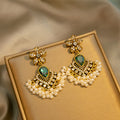 Ornate Floral Chandelier Statement Earrings in Six Colorways view 8