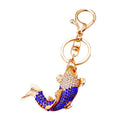Crystal Koi Fish Keychains with Fortune Cords and Loose Braided Loops view 5