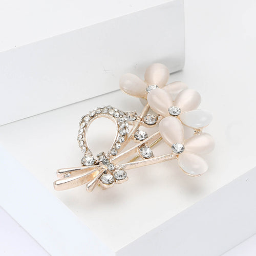 Pink floral bouquet in a second product view