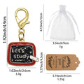 Lets Study Chalkboard Enamel Lobster Clasp Two Colors view 2