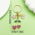 Strawberry and Cherry Charm Keychains in 51 Pictured Variations for Bags and Keys view 9