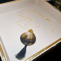 Shell Disc Shell Stud Tassel Earrings Pendant Necklaces Four view 8