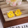 Yellow Daisy Studs