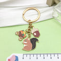 Metal Keychains in 8 Harvest, Pink Ribbon and Tree Charm Styles view 4