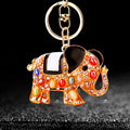 Crystal Gem Elephant Keychains in Three Colors plus Assorted Options view 7